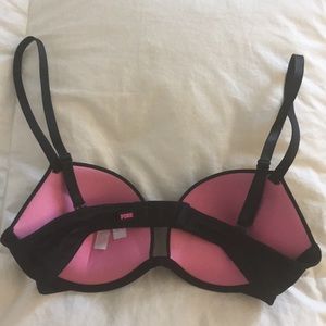 PINK Wear Everywhere Super Push Up Bra in Black